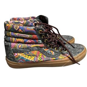 Vans Zio Ziegler ZZ Art Gallery Sk8-Hi Men's 10 Wmn 11.5 Multicolor Skate Shoes